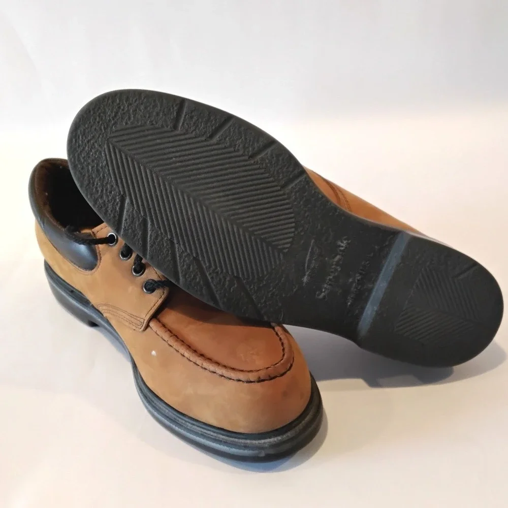 Red‎ Wing SuperSole Mens Tan Nubuck Moc Toe Work Shoes EH Made in USA